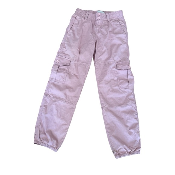 Abercrombie Kids Pink Cargo Pants Joggers Girls 13-14 NWT - Picture 1 of 7